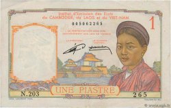 1 Piastre FRENCH INDOCHINA  1953 P.092