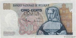500 Francs BÉLGICA  1971 P.135b MBC