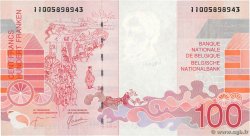 100 Francs BELGIO  1995 P.147 q.FDC
