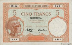 5 Francs NOUVELLE CALÉDONIE  1940 P.36b SS