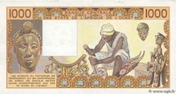 1000 Francs WEST AFRICAN STATES  1981 P.107Ab VF+