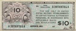 10 Dollars ÉTATS-UNIS D AMÉRIQUE  1946 P.M007