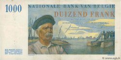 1000 Francs BELGIUM  1955 P.131 VF+