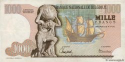 1000 Francs BELGIUM  1964 P.136a VF