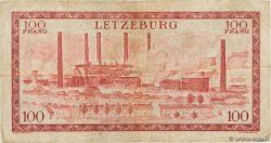 100 Francs LUSSEMBURGO  1956 P.50a MB