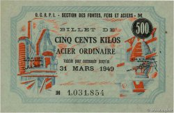 500 Kilos FRANCE regionalism and various  1940  XF+