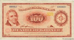 100 Kroner DINAMARCA  1965 P.046r4 MB