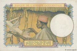 5 Francs AFRIQUE OCCIDENTALE FRANÇAISE (1895-1958)  1937 P.21 SPL