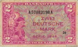2 Deutsche Mark GERMAN FEDERAL REPUBLIC  1948 P.03a BC
