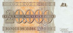 20000 Nouveaux Zaïres ZAÏRE  1996 P.72a NEUF