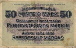 50 Mark GERMANY Kowno 1918 P.R132 F