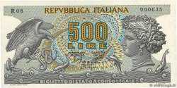 500 Lire ITALIEN  1966 P.093a fST+