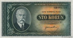 100 Korun TCHÉCOSLOVAQUIE  1945 P.063a SPL