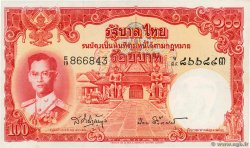 100 Baht THAILAND  1955 P.078d AU+