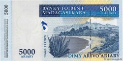 25000 Francs - 5000 Ariary MADAGASCAR  2003 P.084 UNC-