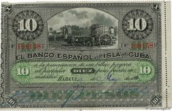 10 Pesos CUBA  1896 P.049a SUP+