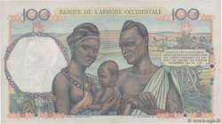 100 Francs FRENCH WEST AFRICA  1948 P.40 XF+