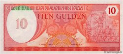 10 Gulden SURINAM  1982 P.126 FDC
