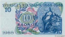 10 Kronor Commémoratif SUÈDE  1968 P.56a pr.NEUF