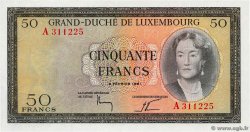 50 Francs LUXEMBOURG  1961 P.51a UNC