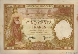 500 Francs DSCHIBUTI   1938 P.09b