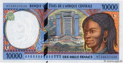 10000 Francs STATI DI L  AFRICA CENTRALE  1997 P.405Lc
