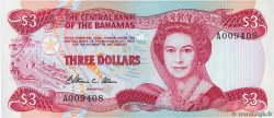 3 Dollars BAHAMAS  1974 P.44a NEUF