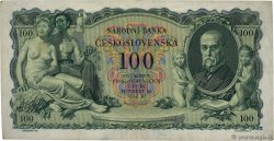 100 Korun TSCHECHOSLOWAKEI  1931 P.023a SS