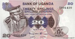 20 Shillings OUGANDA  1973 P.07c NEUF