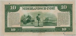 10 Gulden NIEDERLÄNDISCH-INDIEN  1943 P.114a ST