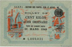100 Kilos FRANCE regionalism and miscellaneous  1940  VF