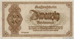20 Reichsmark ALEMANIA  1945 P.187 FDC