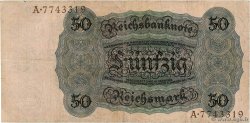 50 Reichsmark ALEMANIA  1924 P.177 BC