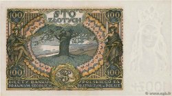 100 Zlotych POLAND  1934 P.075a AU