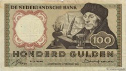 100 Gulden NETHERLANDS  1953 P.088 F