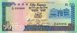 50 Rupees ISOLE MAURIZIE  1986 P.37b BB