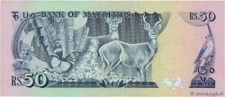 50 Rupees MAURITIUS  1986 P.37b VF