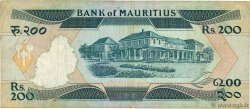 200 Rupees MAURITIUS  1985 P.39b S