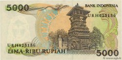 5000 Rupiah INDONESIEN  1986 P.125a VZ+