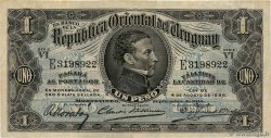 1 Peso URUGUAY  1914 P.009a MBC