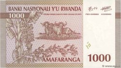 1000 Francs RWANDA  1994 P.24 AU