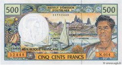 500 Francs FRENCH PACIFIC TERRITORIES  2000 P.01f ST