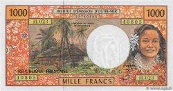 1000 Francs FRENCH PACIFIC TERRITORIES  2002 P.02f fST+