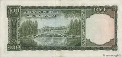 100 Lira TURKEY  1964 P.177a VF
