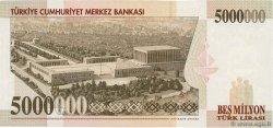 5000000 Lira TURQUIE  1997 P.210b SPL