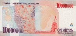 10000000 Lira TURCHIA  1999 P.214 AU