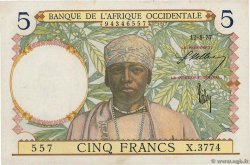 5 Francs FRENCH WEST AFRICA (1895-1958)  1937 P.21