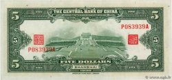 5 Dollars CHINA Shanghaï 1930 P.0200d EBC+