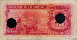 50 Rupias Annulé INDE PORTUGAISE  1945 P.038 TB