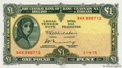 1 Pound IRELAND REPUBLIC  1975 P.064c XF